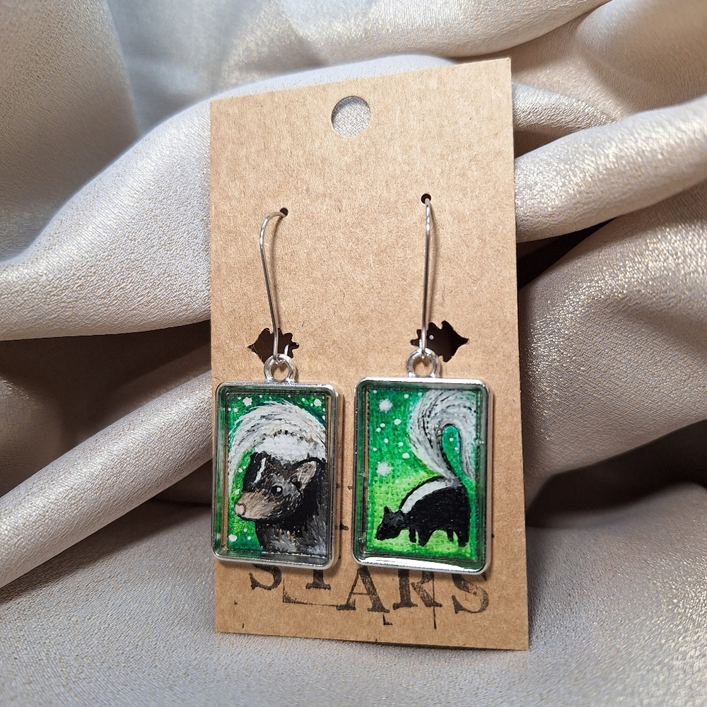Hand painted earrings